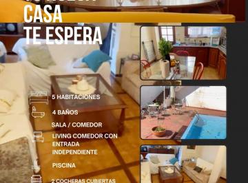 Casa de 5 ambientes, Salta · Exclusiva Casa de 5 Dorm. con Piscina, Cochera Doble y Vista Al Cerro