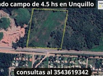 Terreno , Unquillo · Campo de 4.5 Hs