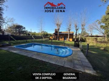 Casa de 2 ambientes, General Belgrano · Complejo con 2 Departamentos y Pileta. - General Belgrano. Zona Termas del Salado.