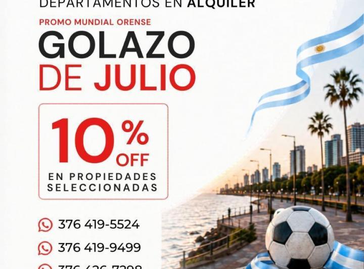 Departamento en alquiler en Posadas · 4 ambientes