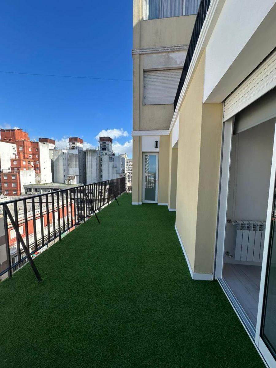 4 amb con dep/oficina A la calle con balcon terraza, vista lateral al mar