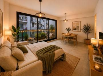 Departamento · 33m² · 1 Ambiente · 1 Cochera · Alquiler Monoambiente con Balcón y Coch Belgrano C