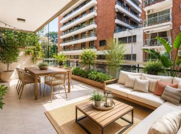 Departamento · 270m² · 5 Ambientes · 2 Cocheras · Piso Cavia y Castex, Palermo Chico, 3 Suites, Terraza 60 m², 2 Coch, Escritorio, Depen, Reciclado