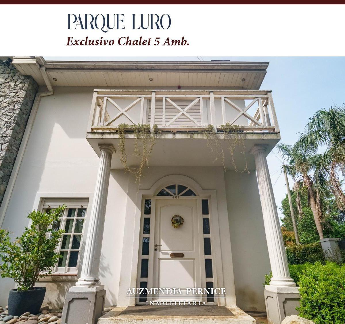 Chalet 5 amb, 350m² con pileta y cochera — Parque Luro