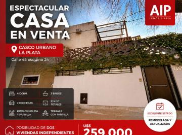 Casa · 195m² · 5 Ambientes · 2 Cocheras · Casa - La Plata