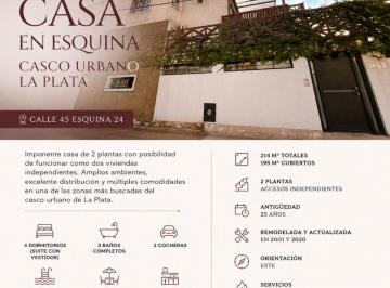 Casa · 195m² · 5 Ambientes · 2 Cocheras · Casa - La Plata