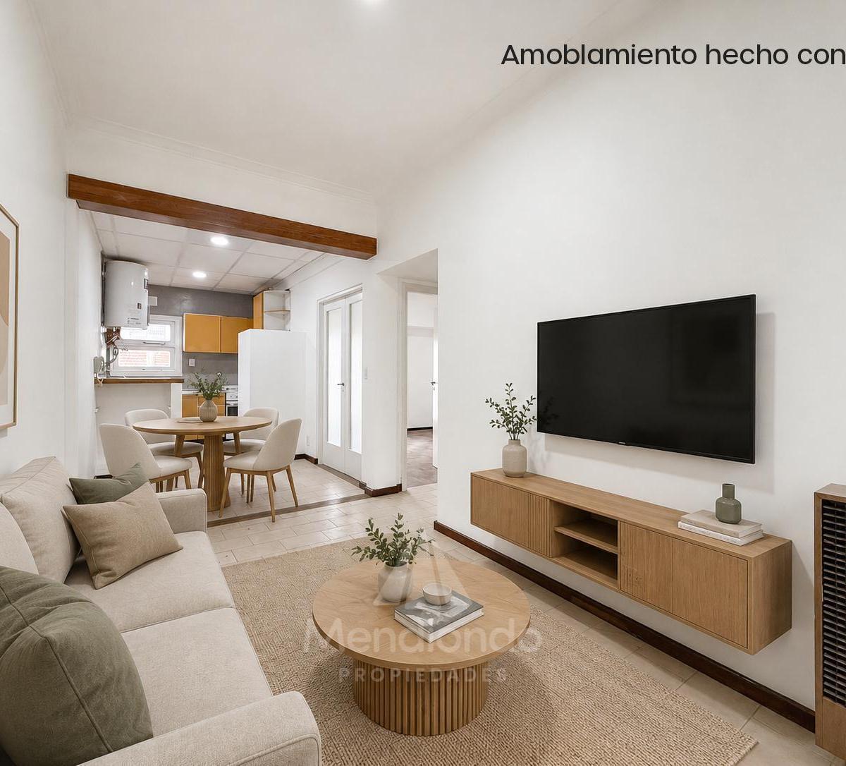 Depto 3 amb al frente con balcón, 46.5m² — Don Bosco