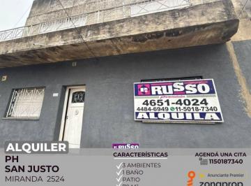 RUS-RUS-11286_2 · Alquiler de PH de 3 Ambientes en San Justo