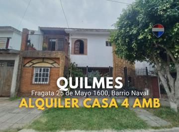PH · 120m² · 4 Ambientes · Alquiler Casa en Barrio Naval a Dorm y Escritorio