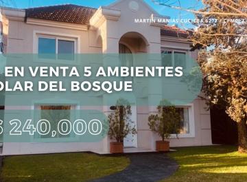 Casa · 138m² · 4 Ambientes · 2 Cocheras · Casa en Venta 5 Ambientes en Solar del Bosque