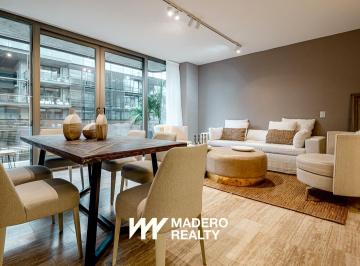 LIVING COMEDOR · Alquiler Temporal de Departamento 2 Ambientes en Puerto Madero