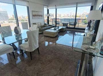 Departamento de 3 ambientes, Puerto Madero · Departamento de 126 m² Amoblado con 2 Dorm. en Alquiler en Link Towers Puerto Madero