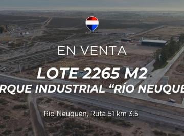 Terreno · 2265m² · Venta Lote Rio Neuquen Centenario 2.265 m²