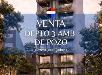 Departamento · 80m² · 3 Ambientes · 1 Cochera · Venta Dpto 3 Amb a Estrenar Pronto - Quilmes Centro
