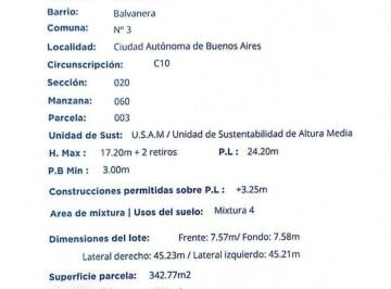 Terreno · 339m² · Venta Fabrica Lote Propio Apto Varios Rubros