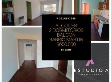 Departamento de 4 ambientes, Rosario · 9 de Julio 345 * Dos Dorm. * Alquiler *