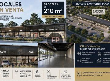 Local comercial · 210m² · 1 Cochera · Local en El Pampero