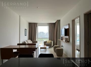 Departamento · 51m² · 2 Ambientes · 1 Cochera · Alquiler Temporal Departamento 2 Ambientes con Balcón Al Rio, en Condominios de La Bahía, Nordelta.