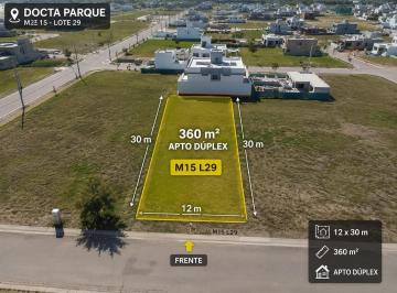 Terreno · 360m² · Docta Parque Etapa 3 Lote Apto Duplex - Permuta