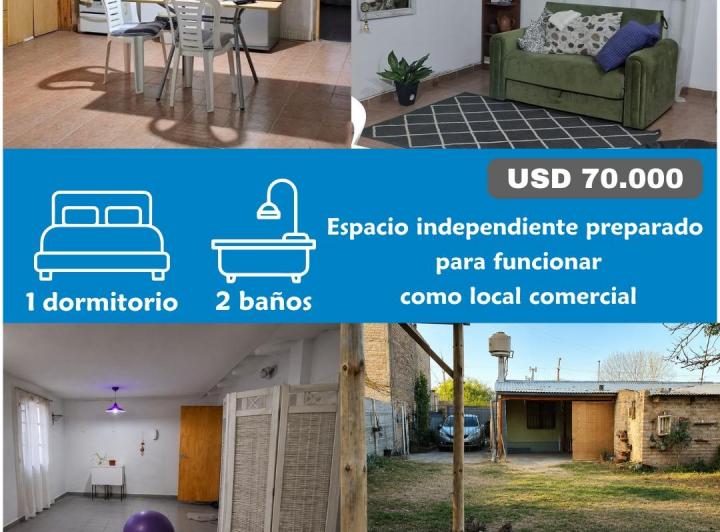 Casa · 70m² · 4 Ambientes · 1 Cochera
