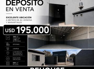 Depósito de 1 ambiente, Córdoba · Depósito en Venta | 360 m² Cubiertos + Oficinas | Lote de 500 m² | a m de Av Donosa y Manantia