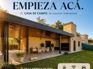 Casa · 120m² · 2 Ambientes · 2 Cocheras · Casa de Campo a Minutos de Carlos Paz!