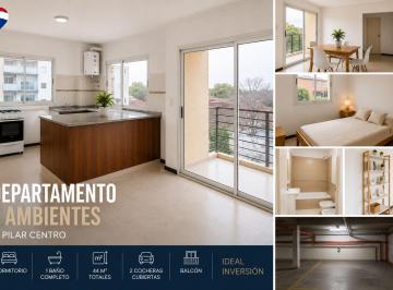 Departamento · 40m² · 2 Ambientes · 2 Cocheras · Venta Departamento 2 Ambientes Pilar