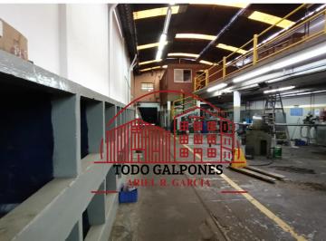 Bodega-Galpón , Tres de Febrero · Galpón 900 m² S/lote 10x64 Oficinas Vs. Trifásica, Entrada Camioneta