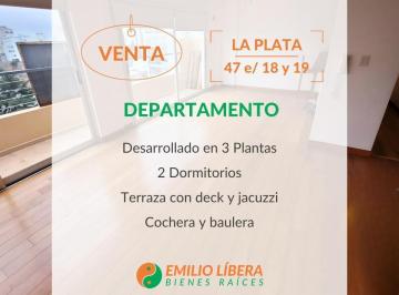 Departamento · 64m² · 3 Ambientes · 1 Cochera · Departamento 2 Dorm. con Terraza