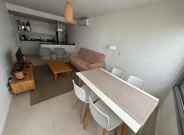 Departamento · 80m² · 3 Ambientes · 1 Cochera · Departamento en Venta - Torre Esmeralda, Amoblado, Vista Al Mar. Punta del Este.