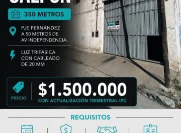 Depósito de 1 ambiente, Salta · Galpón en Alquiler - Pje Fernandez a m de Av Independencia