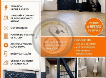 Bodega-Galpón · 200m² · 2 Ambientes · Galpon con Administracion de 200 m², Destinado Para Deposito Taller Logistica o Emprendimiento