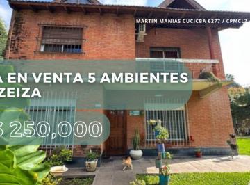 Casa · 122m² · 5 Ambientes · 3 Cocheras · Casa en Venta 5 Ambientes en Ezeiza