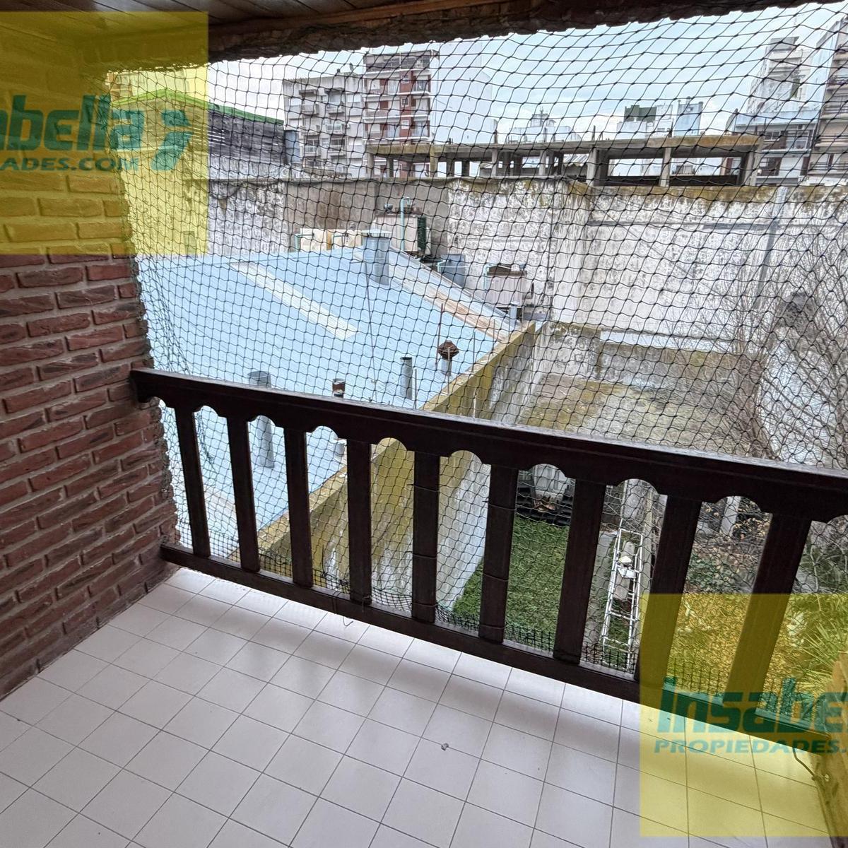 Depto 1 amb, 45m² en alquiler — Centro
