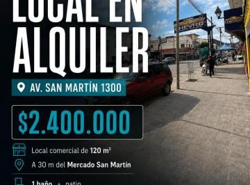 Local comercial de 3 ambientes, Salta · Local Comercial en Alquiler | Av San Martín 1300