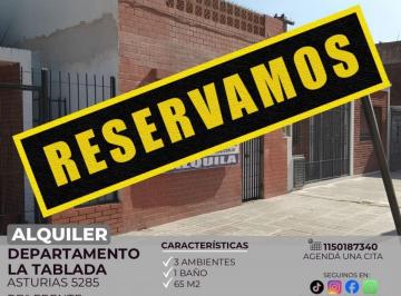 RUS-RUS-11298_2 · Alquiler de Departamento 3 Ambientes - La Tablada, La Matanza