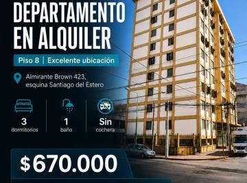 Departamento de 6 ambientes, Salta · Departamento en Alquiler | Brown y Santiago del Estero