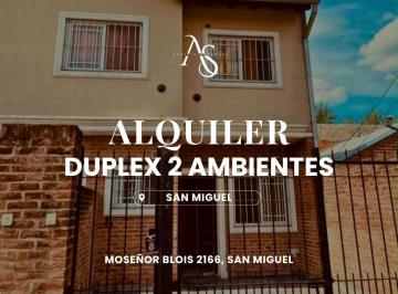 Departamento · 50m² · 2 Ambientes · 1 Cochera · Departamento - San Miguel