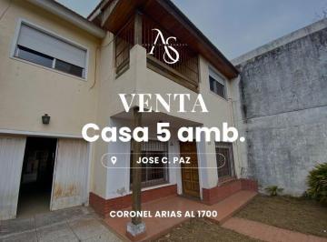 Casa · 68m² · 5 Ambientes · 2 Cocheras · Casa - Jose Clemente Paz