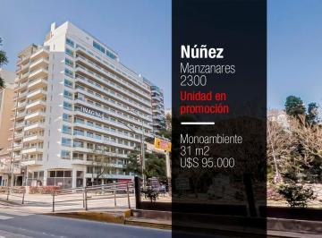 Departamento · 29m² · 1 Ambiente · Venta • Maker Nuñez • Monoambiente