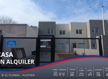Casa · 140m² · 6 Ambientes · 1 Cochera · Alquiler Duplex 3 Dorm - B° El Floreal - Plottier