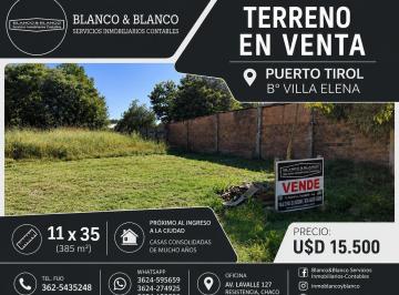 Terreno · 385m² · Se Vende Terreno en Puerto Tirol