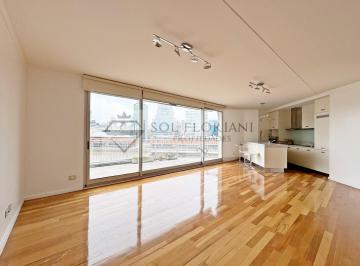 Departamento · 128m² · 3 Ambientes · 1 Cochera · • Alquiler Forum Puerto Madero: Dos Dorm. con Vista Al Dique en Piso Alto