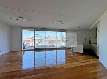 Departamento · 128m² · 3 Ambientes · 1 Cochera · • Alquiler Forum Puerto Madero: Dos Dorm. con Vista Al Dique en Piso Alto