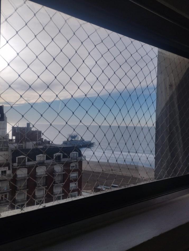 Depto 1 amb, 26m² con cochera y vista al mar — Centro