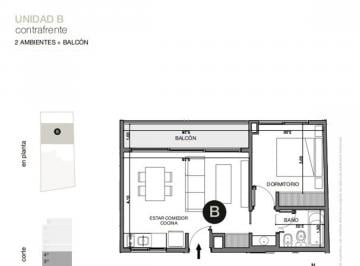 Departamento de 2 ambientes, Caballito · (Reservado) / 2 Ambientes / Septiembre 2026