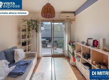 Living Comedor · Monte Castro 2 Amb Balcon con Parrilla Apto Credito