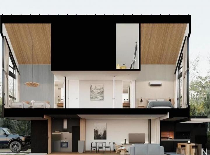 Casa · 95m² · 3 Ambientes · 1 Cochera