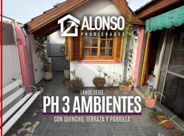 PH · 95m² · 3 Ambientes · Venta - PH 3 Ambientes con Quincho y Terraza - Lanús