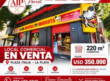 Local comercial · 220m² · 2 Ambientes · Local - La Plata